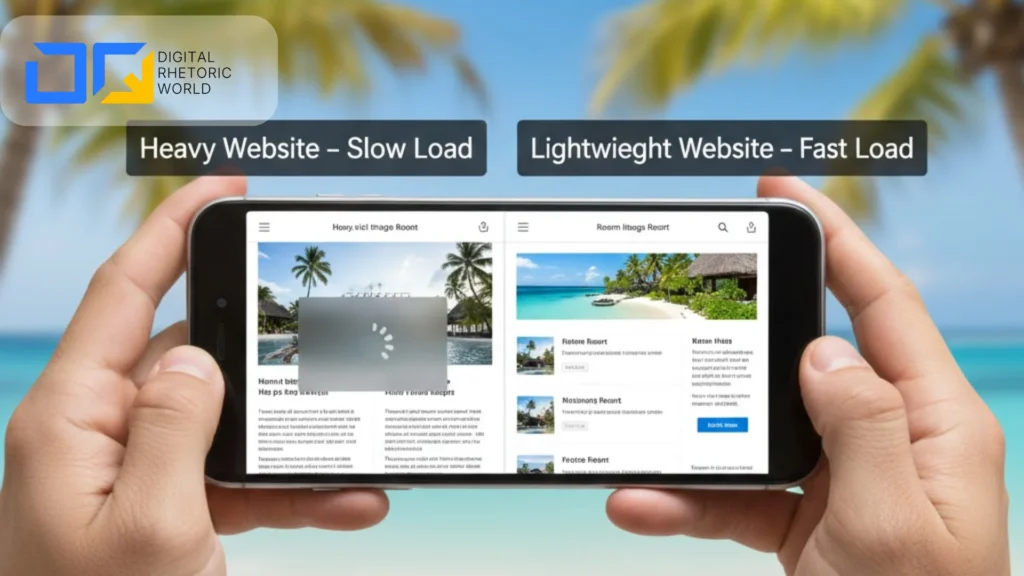 Mobile web performance for international tourism 2025